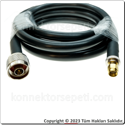 N erkek - RP SMA erkek Koaksiyel Kablo LMR400/RWC400