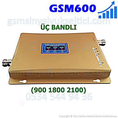 GSM Sinyal Yükseltici Üç Bandlı 