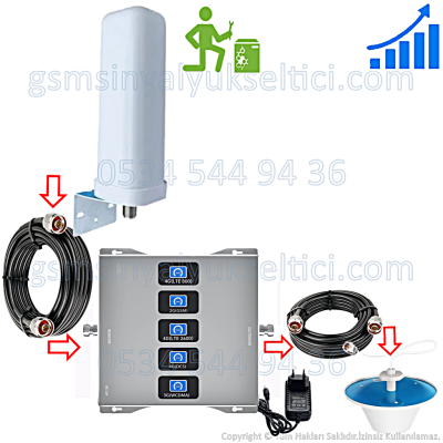 GSM Sinyal Yükseltici Beş Bandlı 