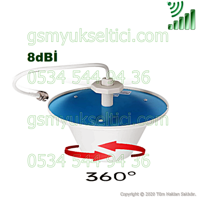 GSM 8dBİ MANTAR ANTEN
